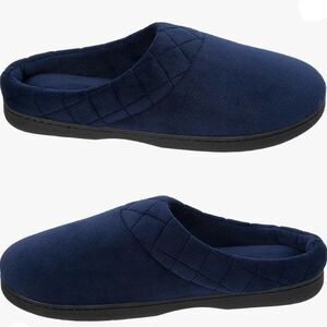 Dearfoams Darcy Microfiber Velour Clog Peacoat MW (7-8) NWT IN‎ PACKAGING